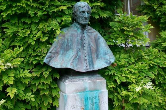 Bust of Cardinal Newman at Trinity College, Oxford